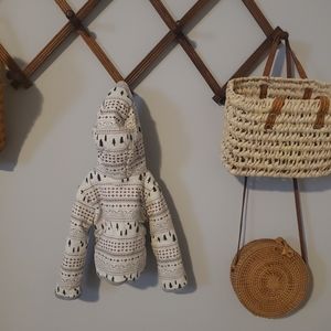 Baby Burts Bees Reversable Jacket. Winter and striped print. Size 3 months